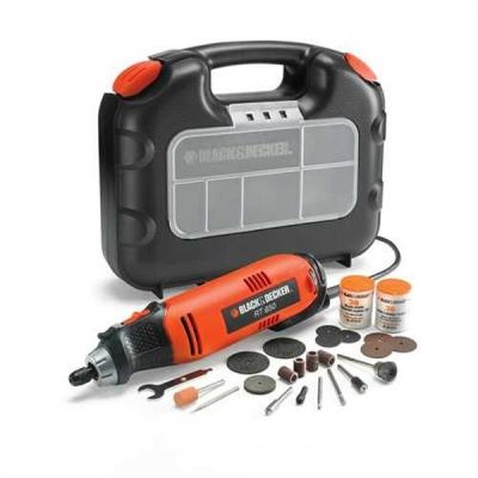 Гравер Black&Decker RT650KA-QS, кейс (RT650KA)