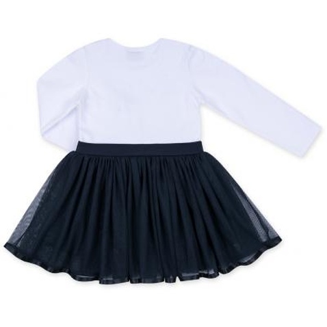 Плаття Breeze з котиком та зірочкою (8099-98G-white)