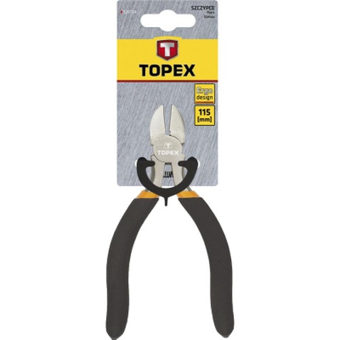 Кусачки Topex боковые прецесизионные, 115 мм (32D724)