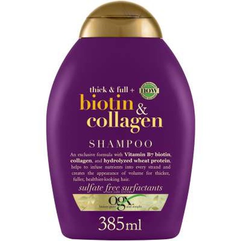 Шампунь OGX Biotin&Collagen для позбавлених об'єму, тонк. волосся 385 мл (0022796976703)