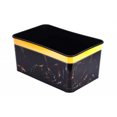 Контейнер для зберігання Violet House 0646 Decor Marble Black 5 л (0646 DECOR Marble Black з/кр. 5)