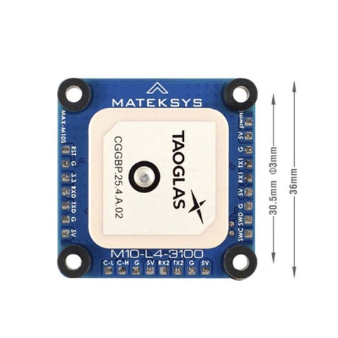 Запчастина для дрона MATEKSYS AP_Periph GNSS, M10-L4-3100 (M10-L4-3100)