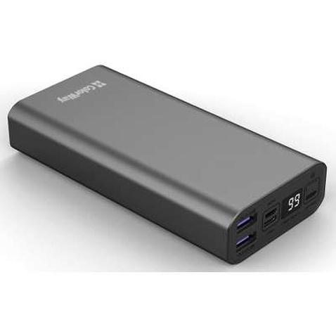 Батарея універсальна ColorWay 20 000 mAh PD/20W, QC/3.0, USB-C/Micro-USB/Lightning/USB-A max.22.5W Gray (CW-PB200LPH3GR-PDD)