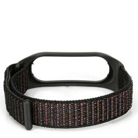 Ремінець до фітнес браслета BeCover Nylon Style для Xiaomi Mi Smart Band 7 Black (707655)