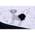 Плаття Breeze з котиком та зірочкою (8099-98G-white)