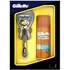 Набір для гоління Gillette Fusion Proshield и гель для бритья бритья Hydra gel 75 мл (7702018450350)