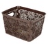 Кошик для зберігання Violet House 0402 №2 Ажур з кришкою Coffee 7 л (0402 №2 Ажур COF з/кр. 7 л)