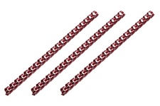 Пластикові пружини для біндера  2E, 25мм, темно-бордові, 50шт 2E-PL25-50MR