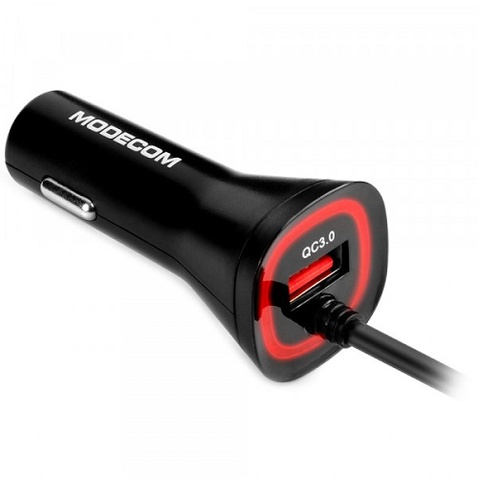 Зарядний пристрій  Modecom 1 USB 3A QC3.0 + cable Type-C, Modecom Royal KULC-02 (ZT-MC-KULC-02)