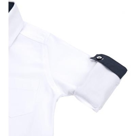 Сорочка Breeze з синім метеликом (G-230-116B-white)