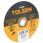 Круг відрізний Tolsen по металу/нержавійці 125х1.2*22.2мм (76103)