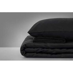 Простирадло MirSon Сатин Premium 0055 Black Pearl 180х220 см (2200001729704)