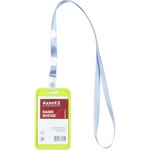 Бейдж Axent чохол SoftTouch матовий, 54х85мм ,салатовий (4550V-09-A)