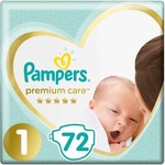 Підгузок Pampers Premium Care Розмір 1 (2-5 кг) 72 шт (8006540858073)