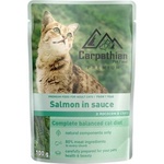 Вологий корм для кішок Carpathian Pet Food Лосось в соусі 100 г (4820111141357)