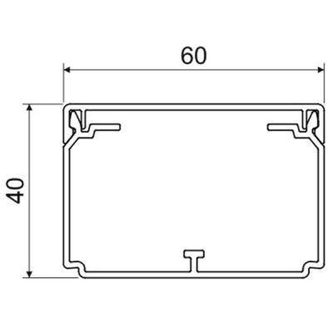 Короб Kopos 60х40mm LH (60х40 LH)