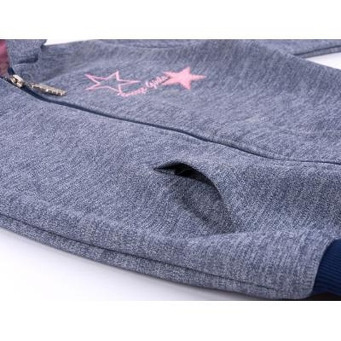 Спортивний костюм Breeze з рожевими лампасами (9553-116G-blue)