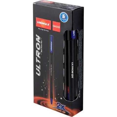 Ручка кулькова Unimax Ultron 2X 0.7 мм Чорна (UX-146-02)