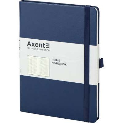 Блокнот Axent Partner Prime 145х210 мм A5 96 аркушів у клітинка Синій (8305-02-A)