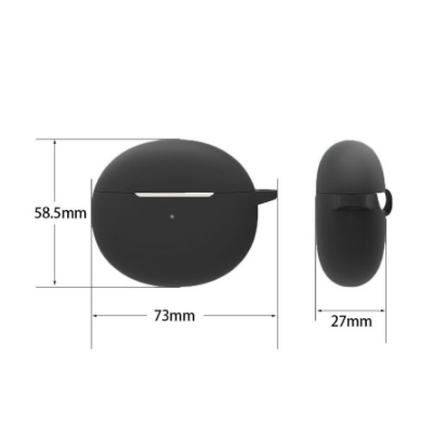 Чохол для навушників BeCover Silicon для OPPO Enco Air 1/ Air 2 Black (709568)