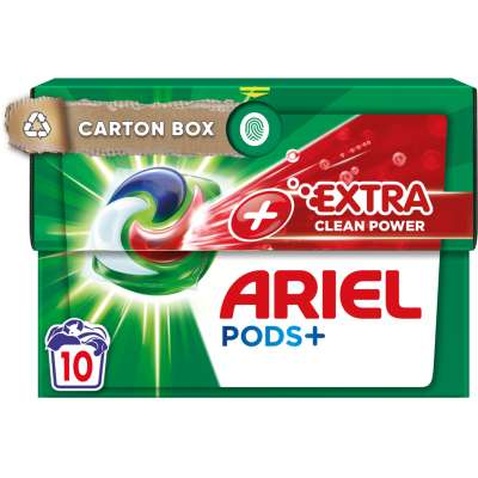 Капсули для прання Ariel Pods All-in-1 + Сила екстраочищення 10 шт. (8001090803412)