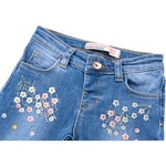 Джинси Breeze джинсові з квіточками (OZ-17703-92G-jeans)