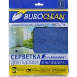 Ганчірка для підлоги Buroclean EuroStandart мікрофібра 50х60 см 1 шт. (4823078961037)