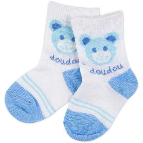 Шкарпетки Luvable Friends іграшка + носочки 3 пари (44009.B.ONE)