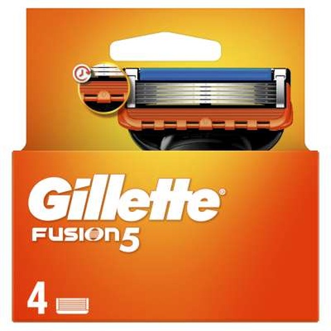 Змінні касети Gillette Fusion 4 шт (7702018874460)