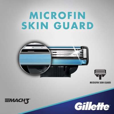 Бритва Gillette Mach3 з 2 змінними картриджами (7702018020706/7702018020676)