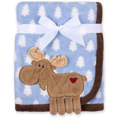 Дитяча ковдра Luvable Friends з малюнком тварин для хлопчиків (50439.M)