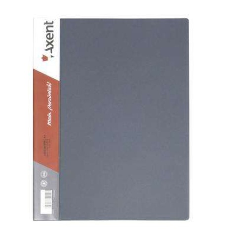 Папка з затиском Axent А4, gray (1301-03-А)