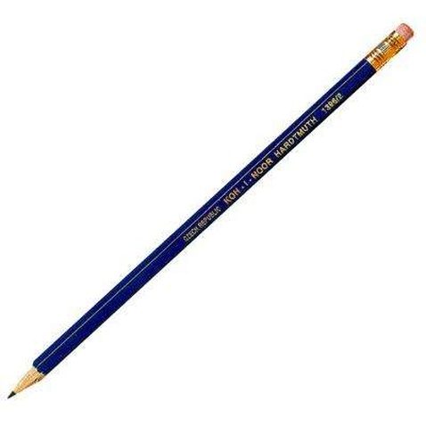 Олівець графітний Koh-i-Noor 1396-1, НВ, with eraser, blue (139600200143)