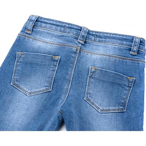 Джинси Breeze джинсові з квіточками (OZ-17703-98G-jeans)