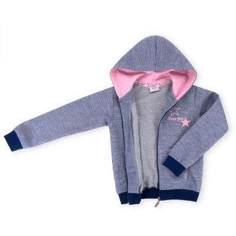 Спортивний костюм Breeze з рожевими лампасами (9553-116G-blue)