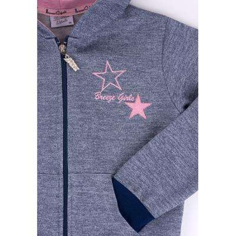 Спортивний костюм Breeze з рожевими лампасами (9553-116G-blue)