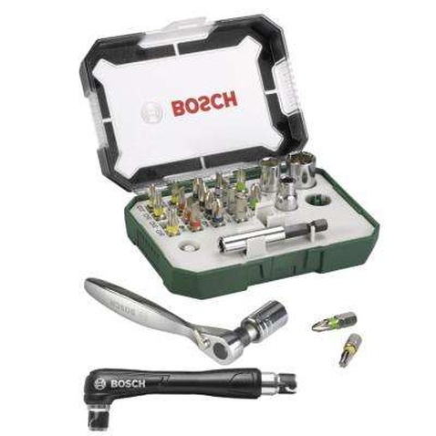 Набір біт Bosch Promobasket Set 19 шт + держатель + трещетка (2.607.017.392)