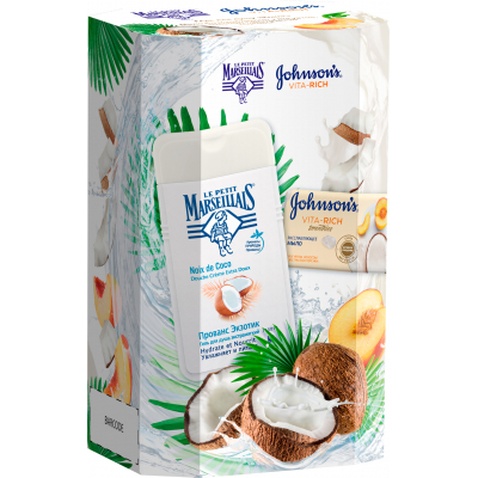 Набір косметики Le Petit Marseillais Кокосова насолода (3574661602141)
