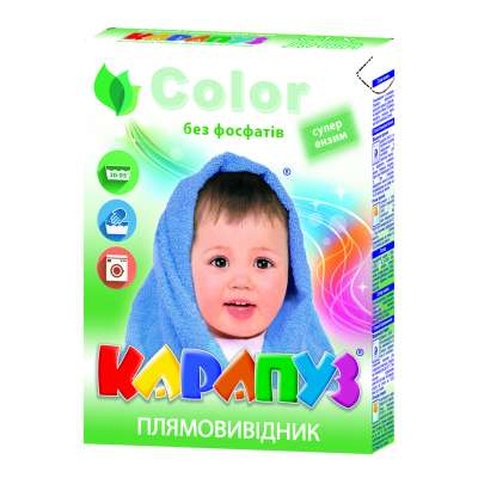 Засіб для видалення плям Карапуз для дитячих речей з ензимами 500 г (4820049381597)