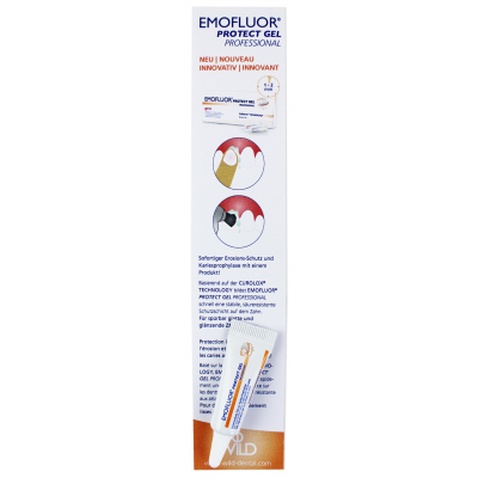 Гель для ротової порожнини Dr. Wild Emofluor Protect професійний для захисту зубів 3 мл (2100000026708)
