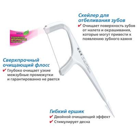Флос-зубочистки DenTek Комплексне очищення 90 шт. (047701002261)