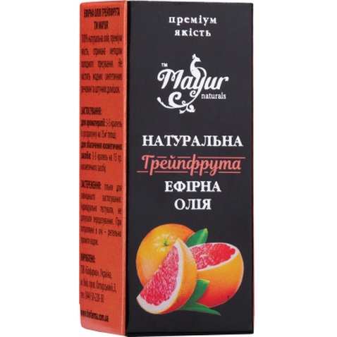 Ефірна олія Mayur Грейпфрута 5 мл (4820189561460)