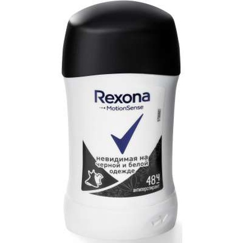 Антиперспірант Rexona Невидимий на чорному та білому 40 мл (50076611)