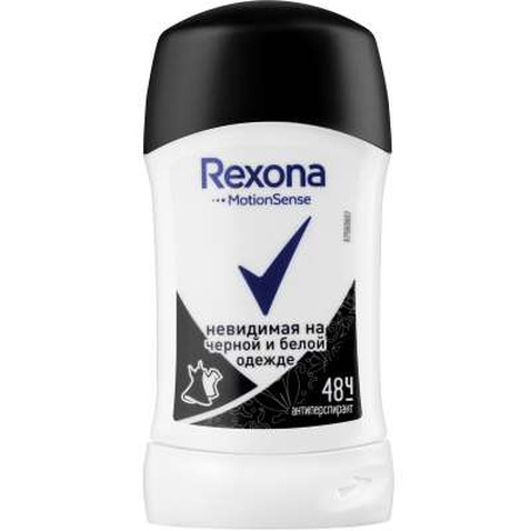 Антиперспірант Rexona Невидимий на чорному та білому 40 мл (50076611)