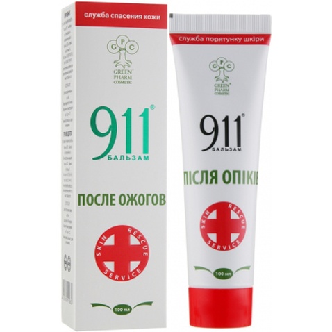 Бальзам для тіла Green Pharm Cosmetic 911 після опіків 100 мл (4820182110832)