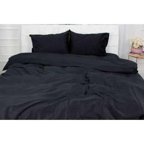 Простирадло MirSon Сатин Premium 0055 Black Pearl 180х220 см (2200001729704)