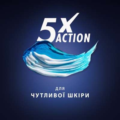 Набір косметики Head & Shoulders Шампунь Head & Shoulders Глибоке очищення 2х300 мл + Гель для гоління Gillette Fusion 75 мл (8700216184366)