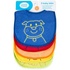 Слинявчик Luvable Friends 5 шт з малюнками тварин собачка, різнокольоровий (2088-blue)