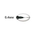 Лайнер UNI Pin Fine Linе Black 0.4 мм (PIN04-200.Black)