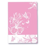 Папка-швидкозшивач Skiper А4, ширина 17мм, 600мкм,"L'inspiration des Fleurs", pink (410107)